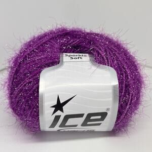 ICE Yarns Sparkle Soft Yarn, Purple